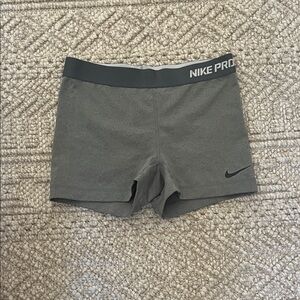 Nike Pro Charcoal Gray Training Shorts